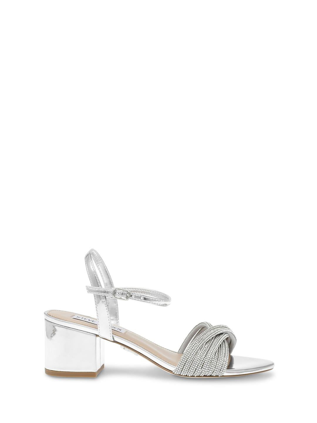 Steve Madden Ismeria argento con strass