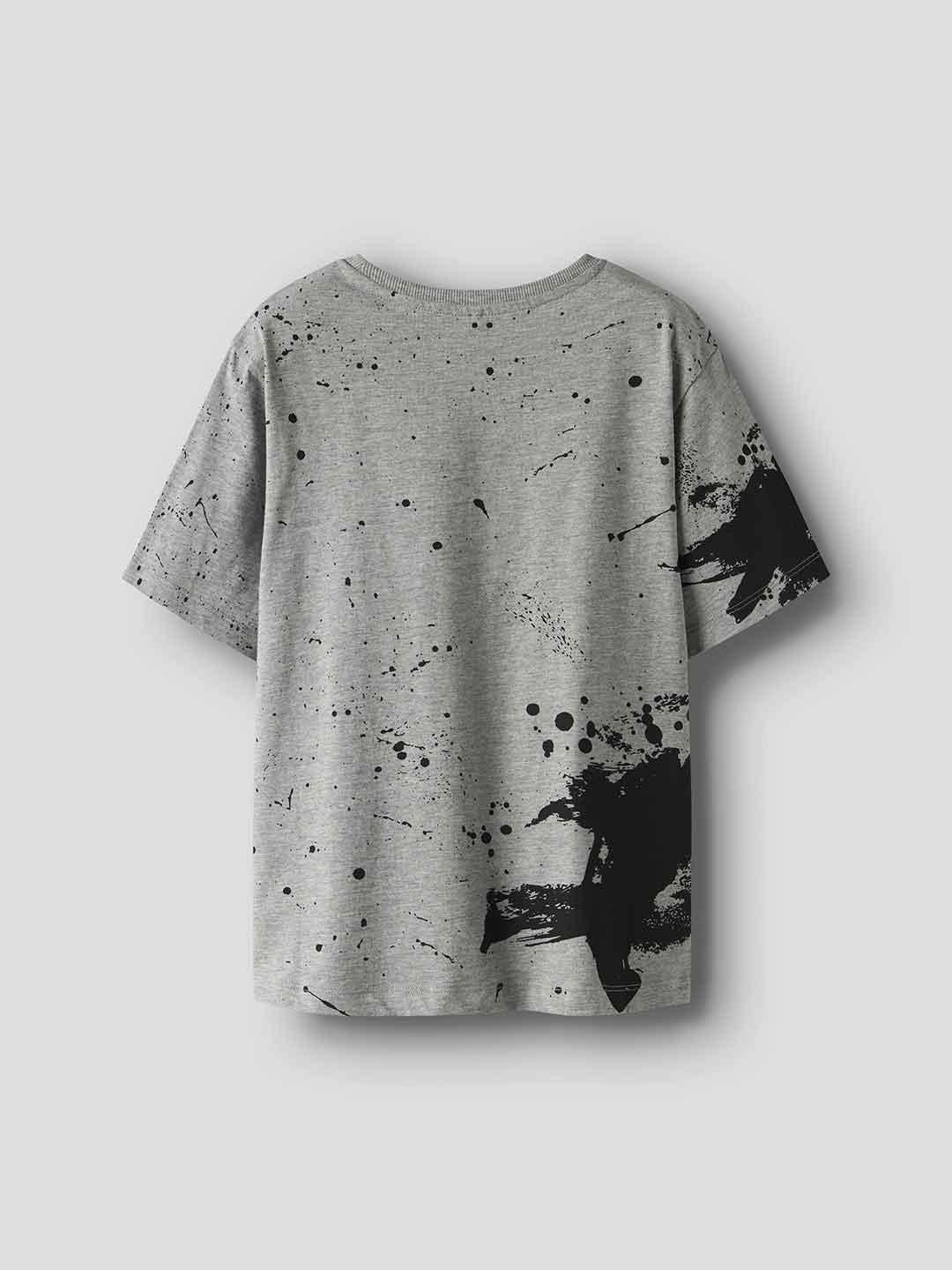 Name It t-shirt kids grigio effetto pittura