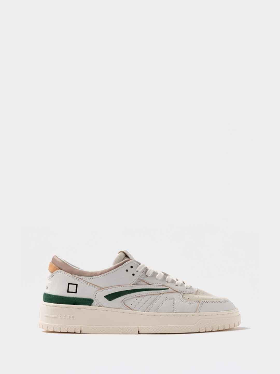 D.AT.E. Torneo Colored sneakers bianco con tab beige