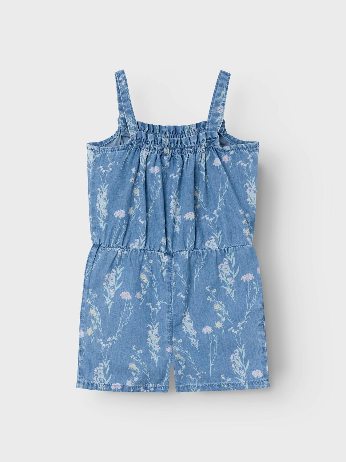 Name It tutina kids di jeans con stampa fiori