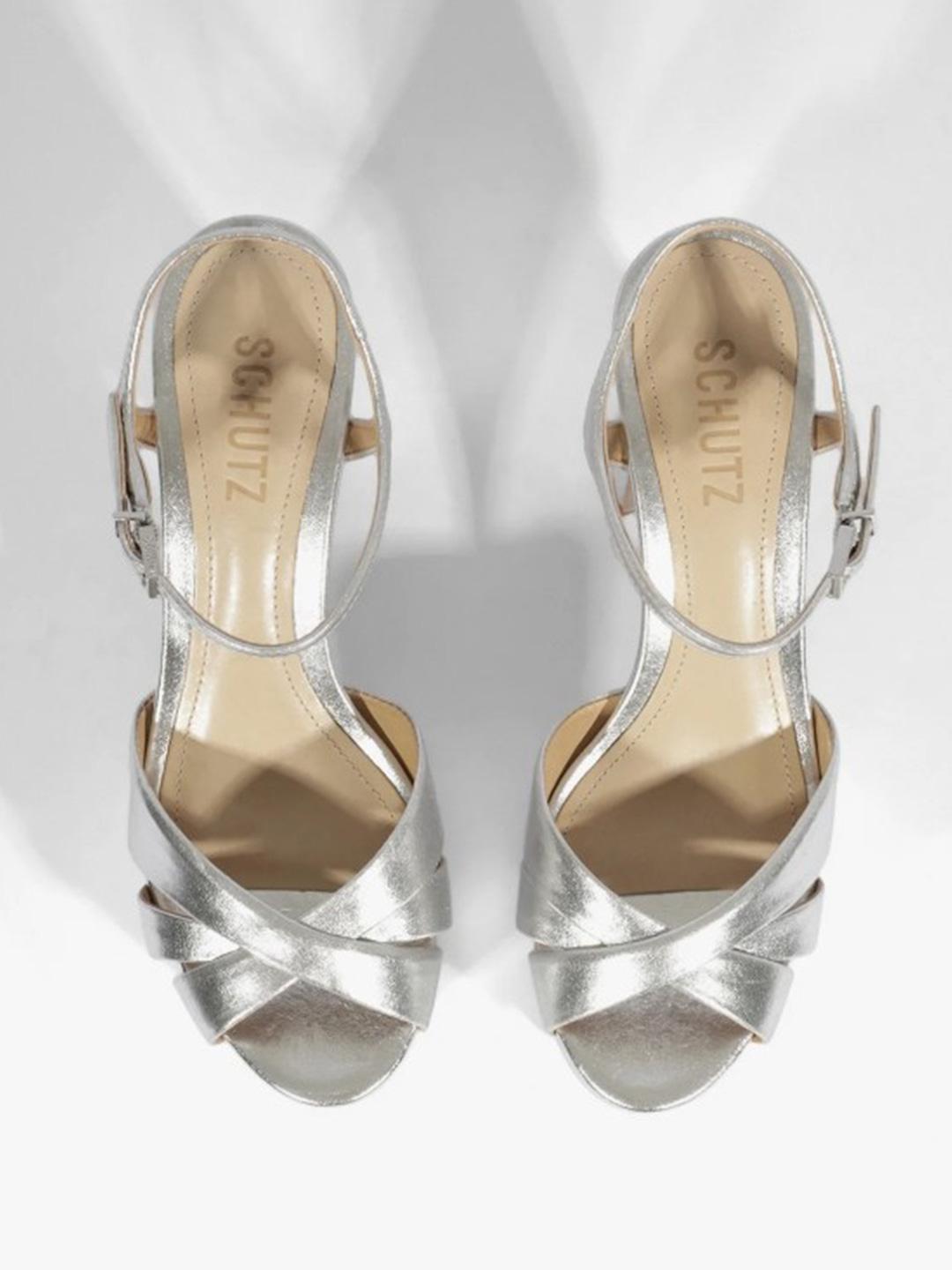 Schutz Keefa Sandal sandali argento