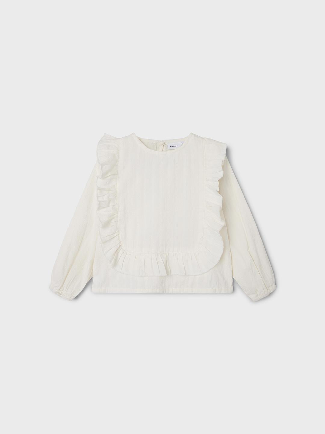 Name It camicia kids panna con balze