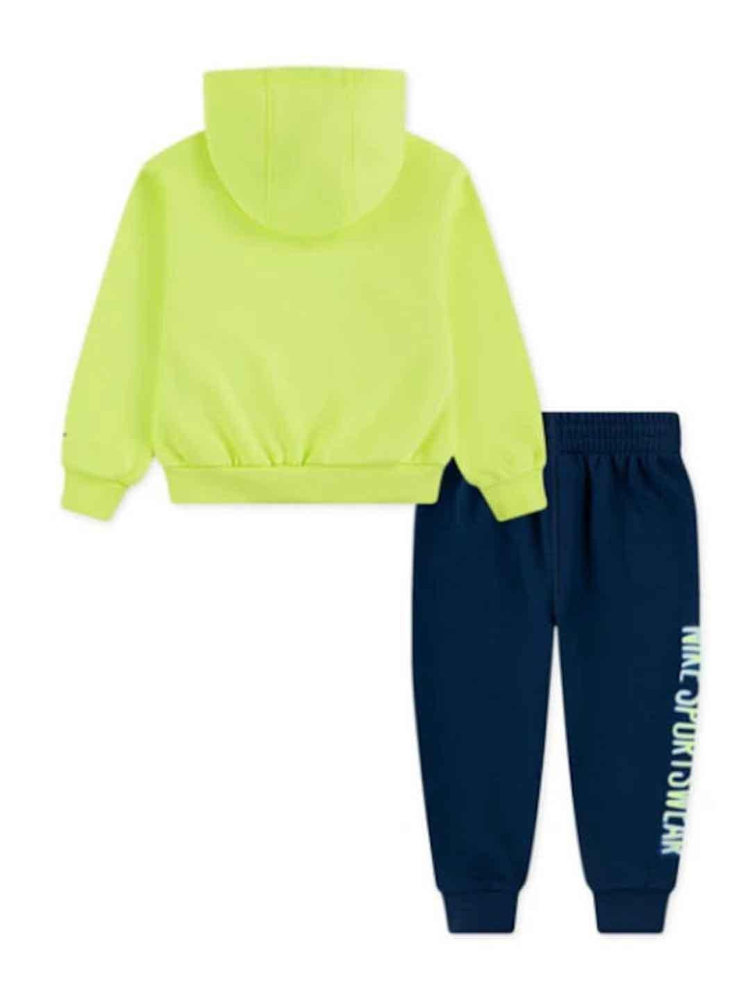 Nike coordinato kids giallo fluo