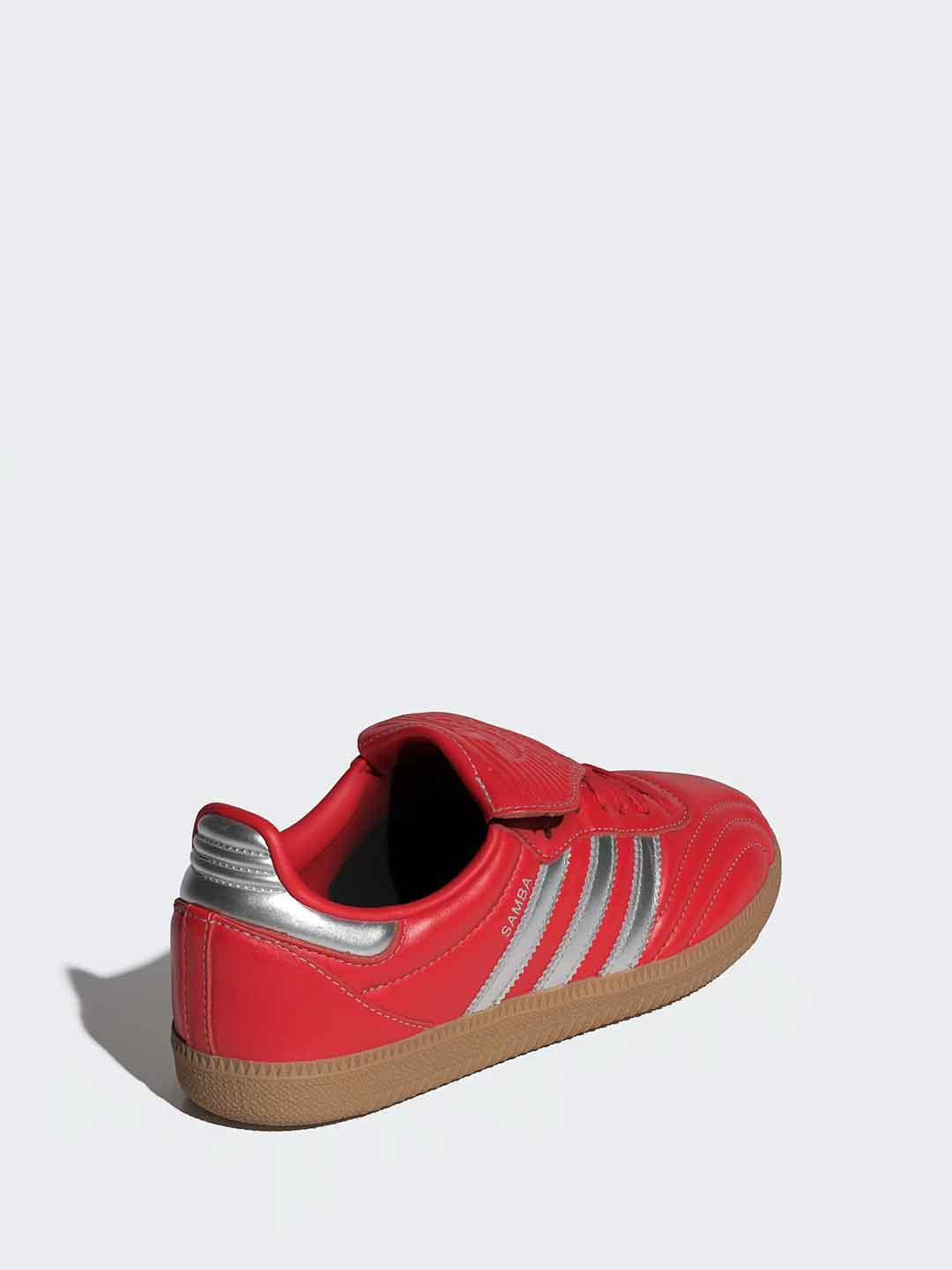 Adidas Samba LT W sneakers rosso e argento