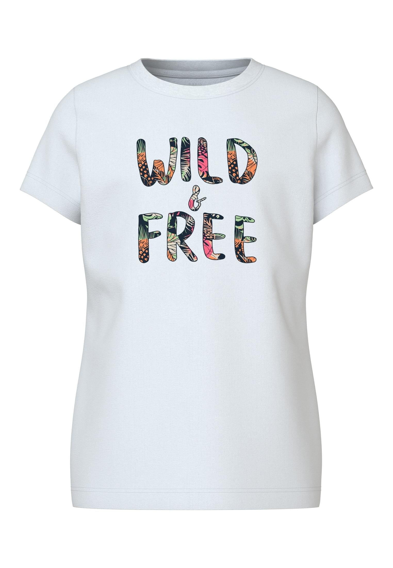 Name It t-shirt kids bianco wild & free