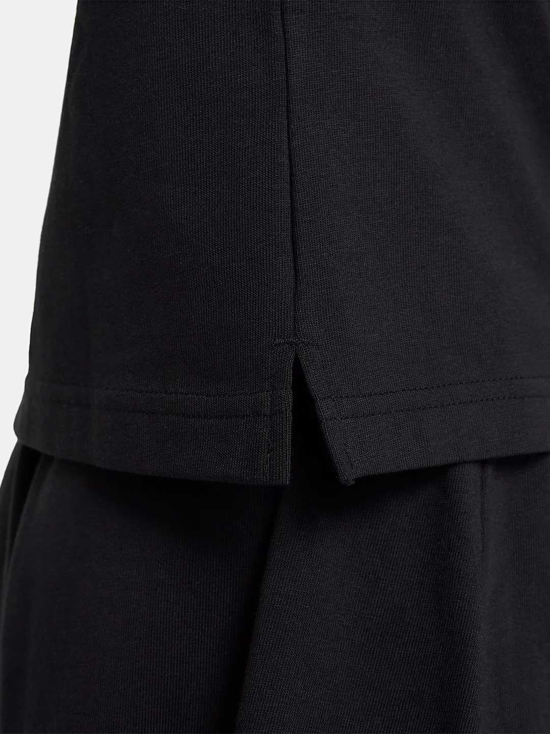 Nike t-shirt kids nero crop