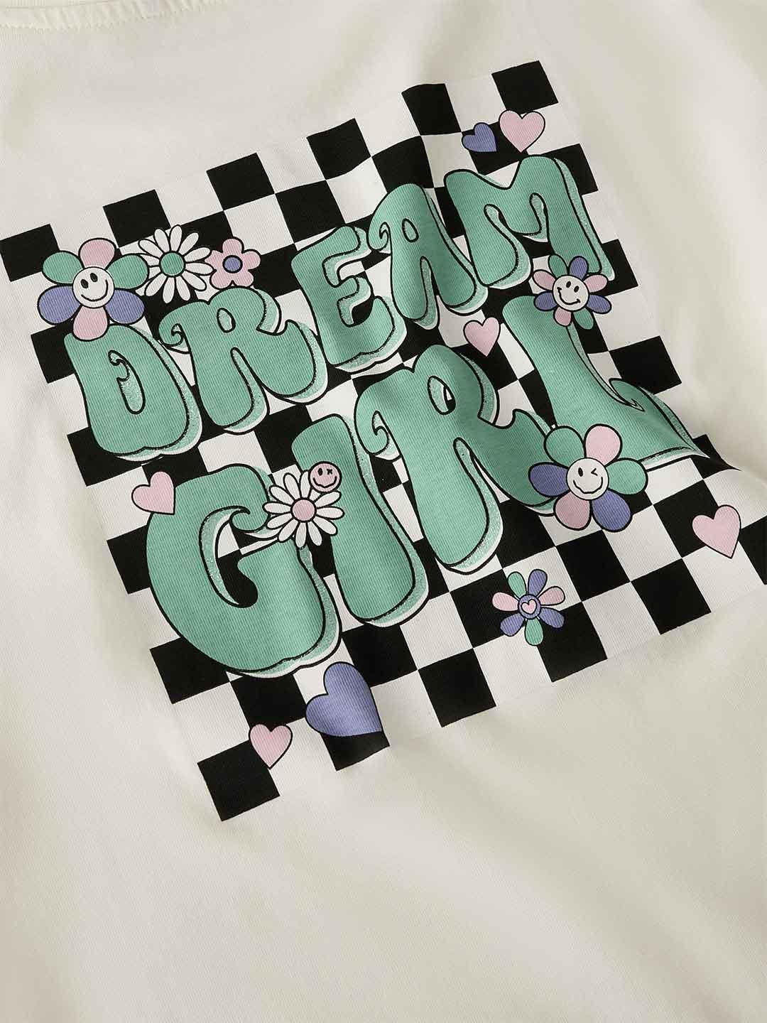 Name It t-shirt kids bianco dream girl