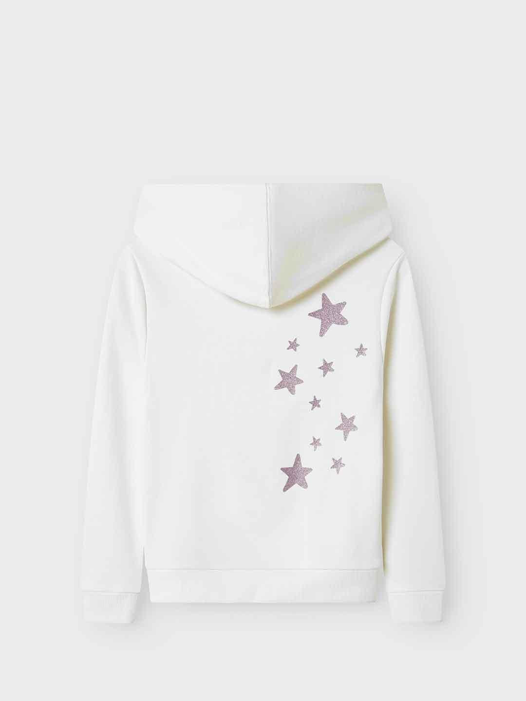 Name It felpa kids bianco grafica star