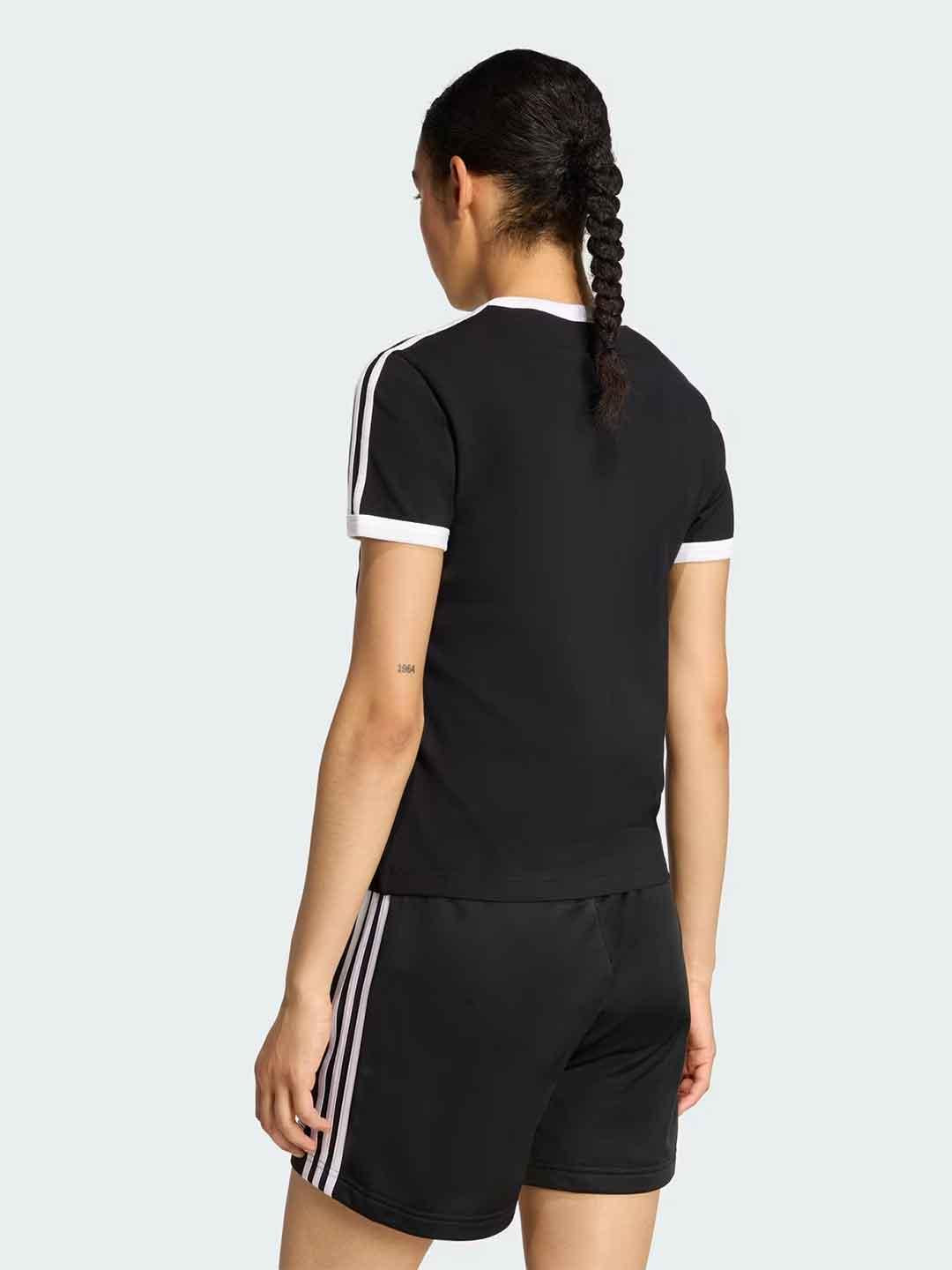 Adidas t-shirt nero e bianco