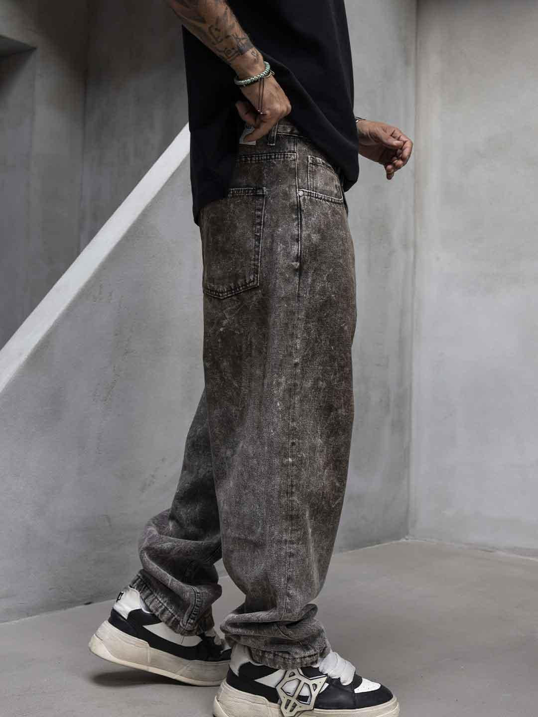 Black Island jeans grigio sabbiato