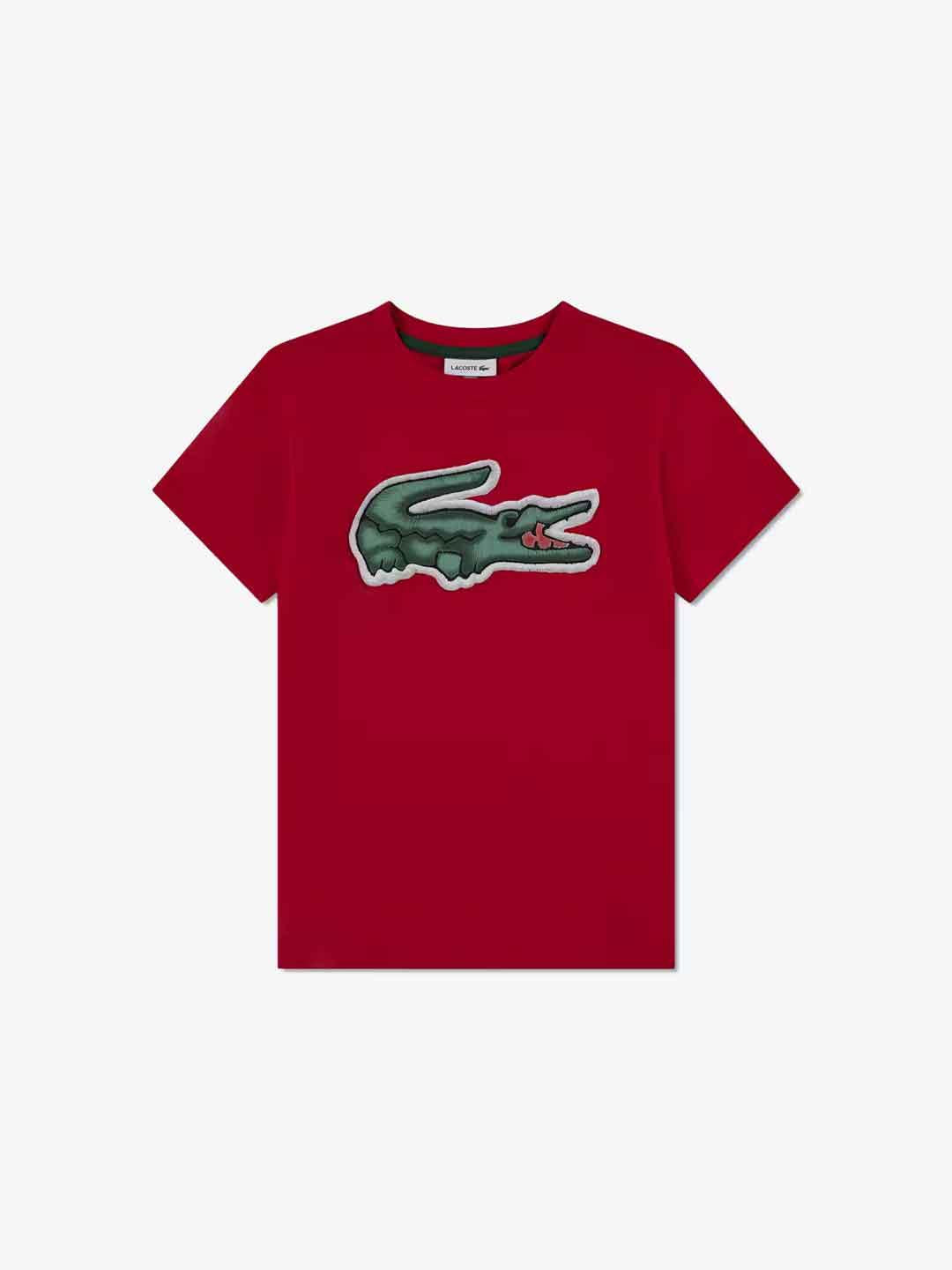 Lacoste t-shirt kids rosso