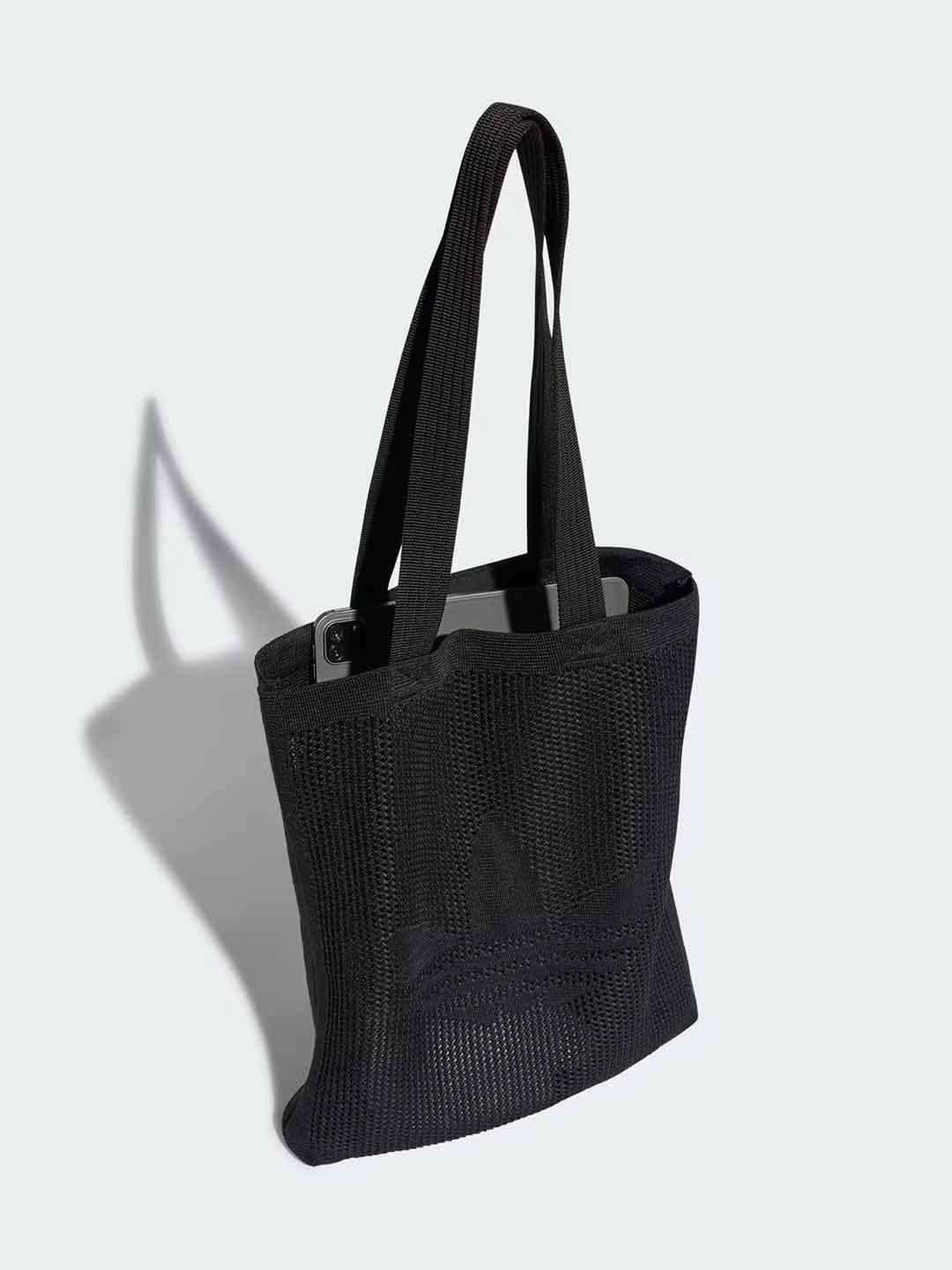 Adidas borsa nero in crochet