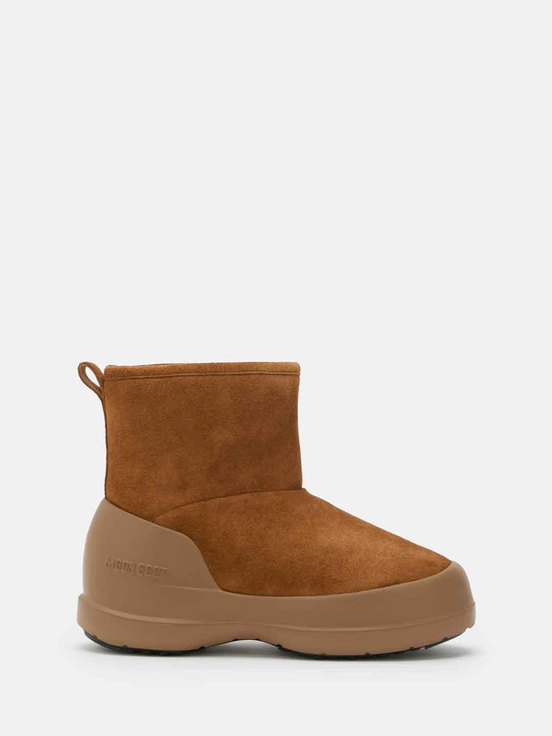 Moon Boot Mezzaluna Mid stivale cuoio