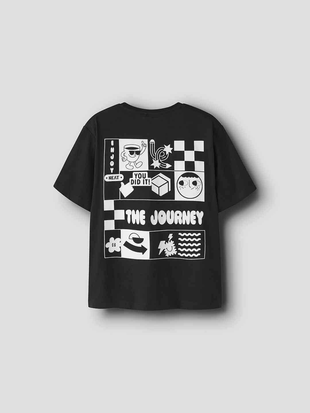 Name It t-shirt kids nero the journey