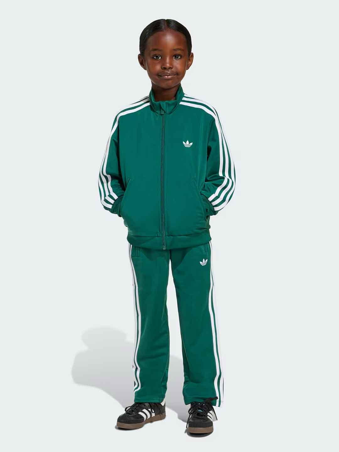 Adidas Firebird coordinato kids verde