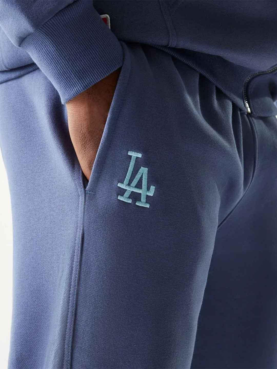 New Era pantalone blu LA con logo azzurro