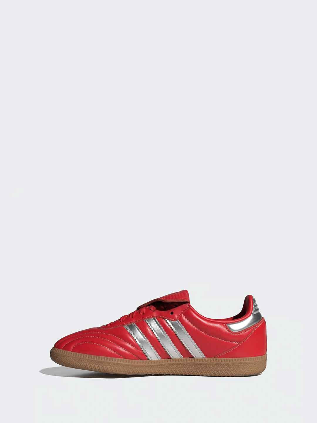 Adidas Samba LT W sneakers rosso e argento