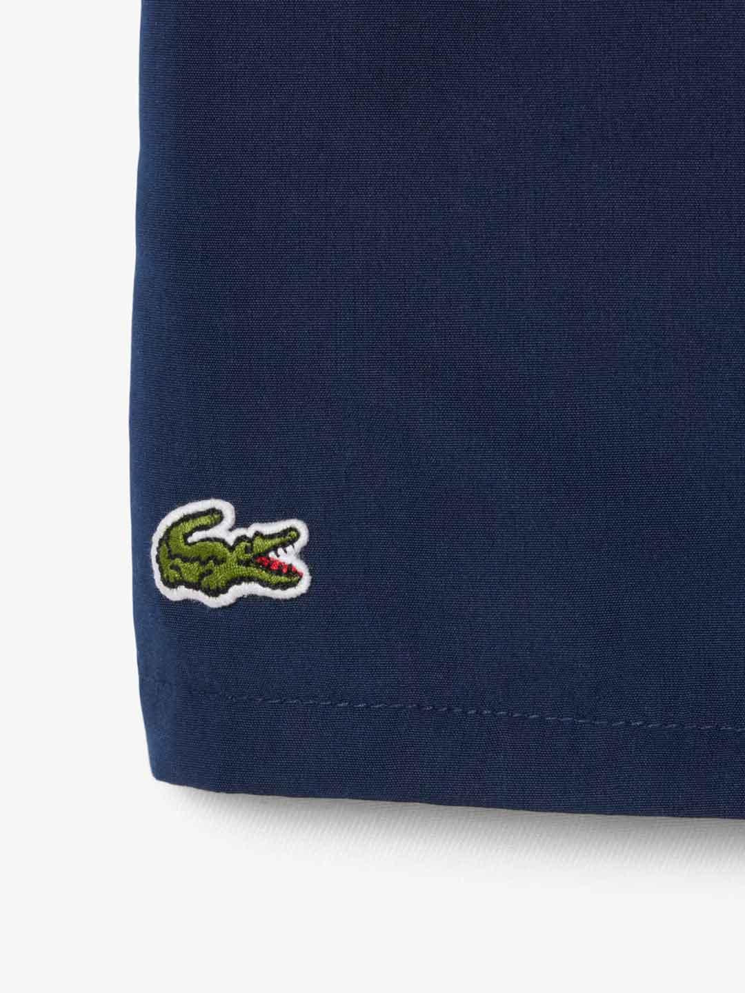 Lacoste costume kids blu con logo
