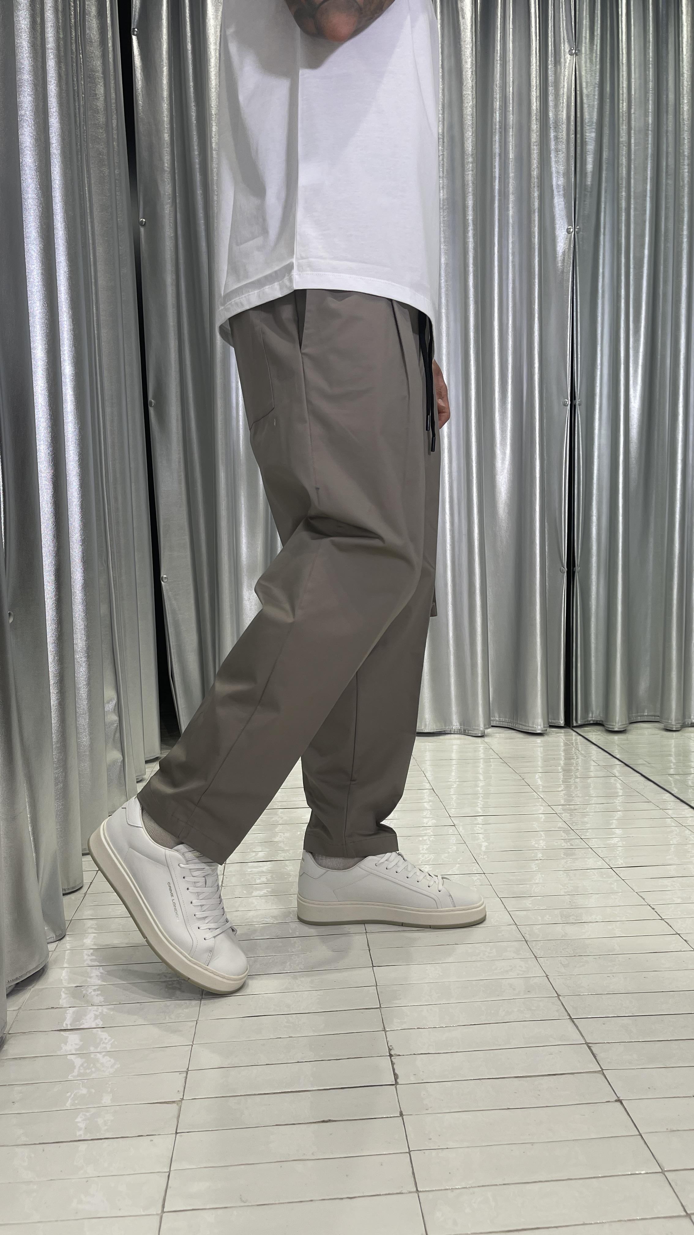 Gavroche pantaloni beige con chiave