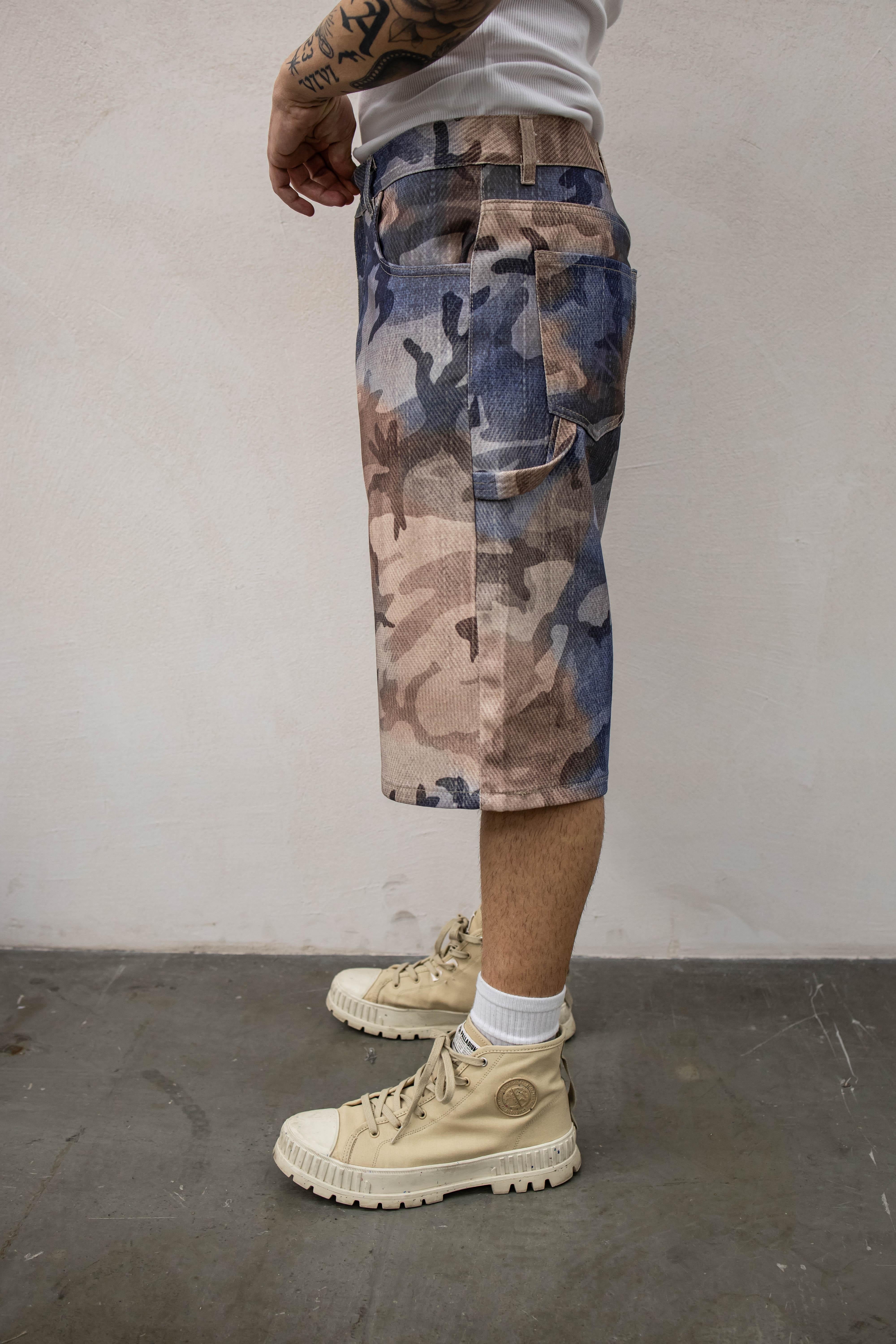 Present Day bermuda beige mimetico