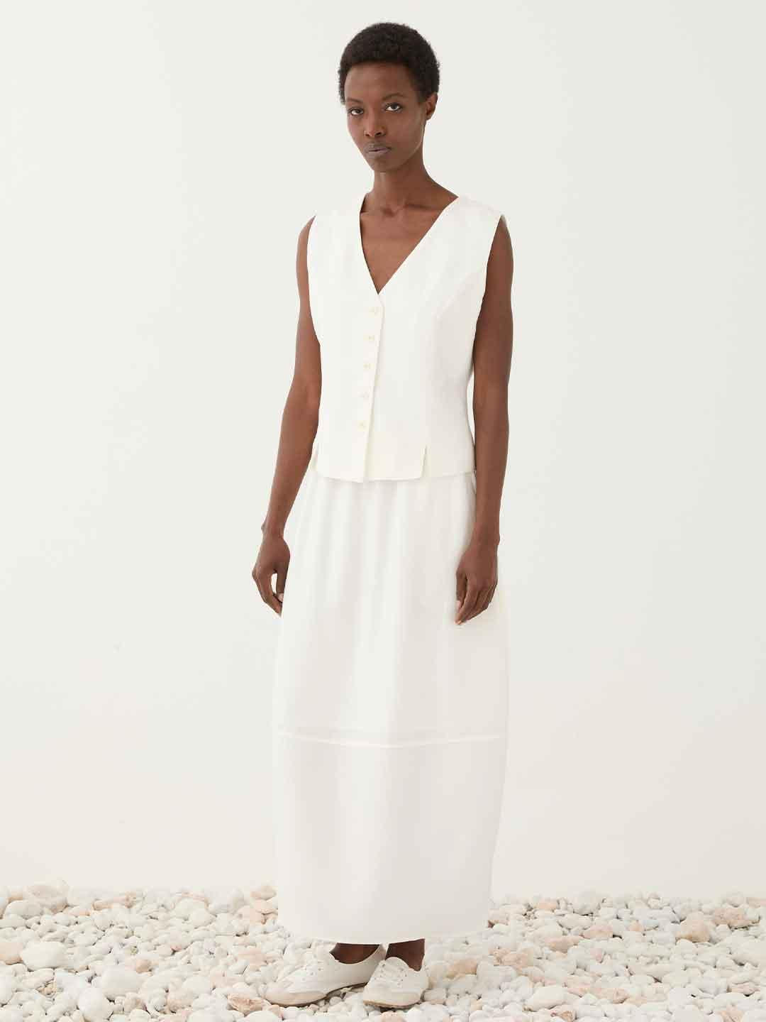 Eleh gilet bianco