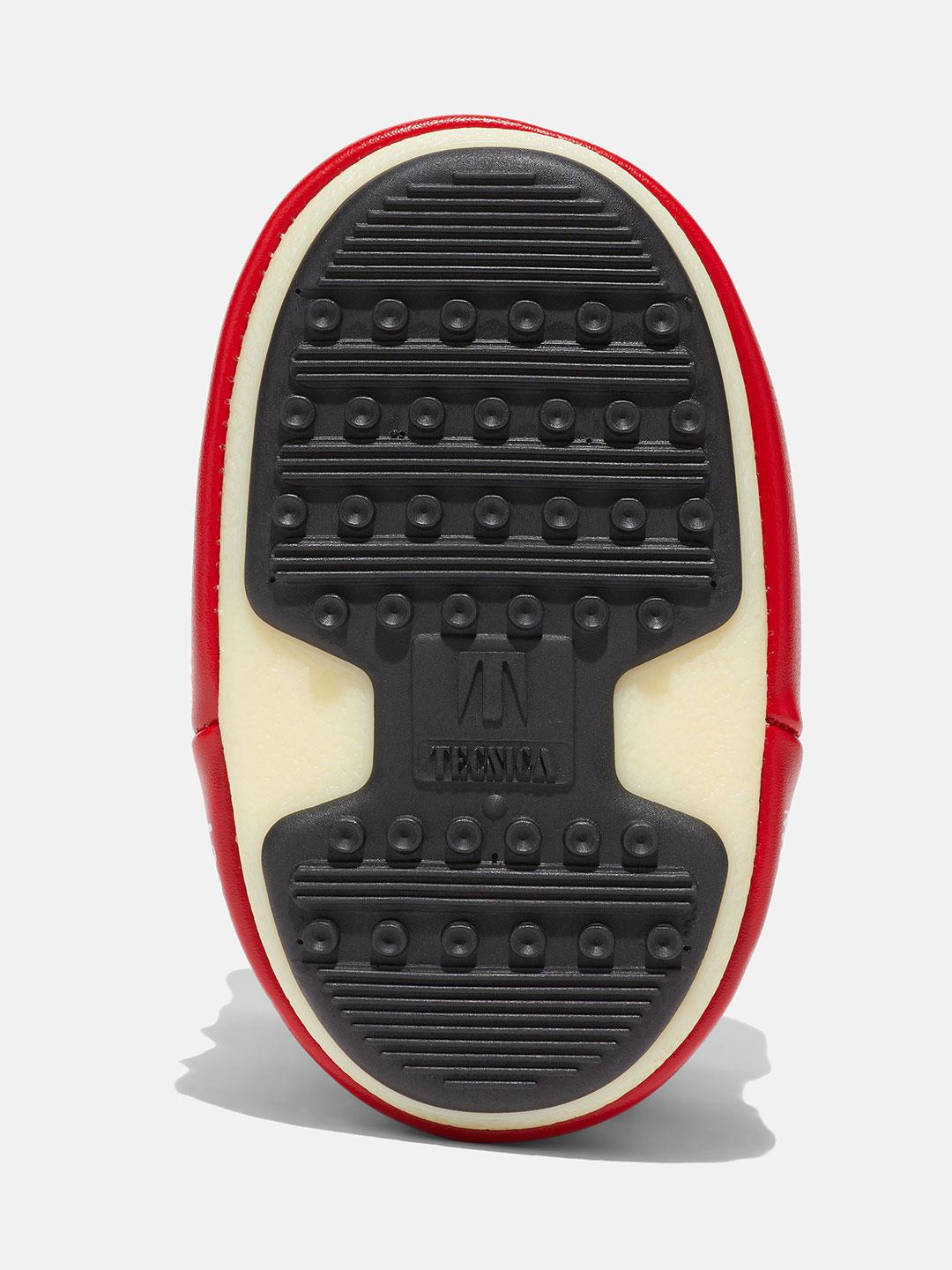 Moon Boot Icon Mini stivali kids rosso basso in Nylon