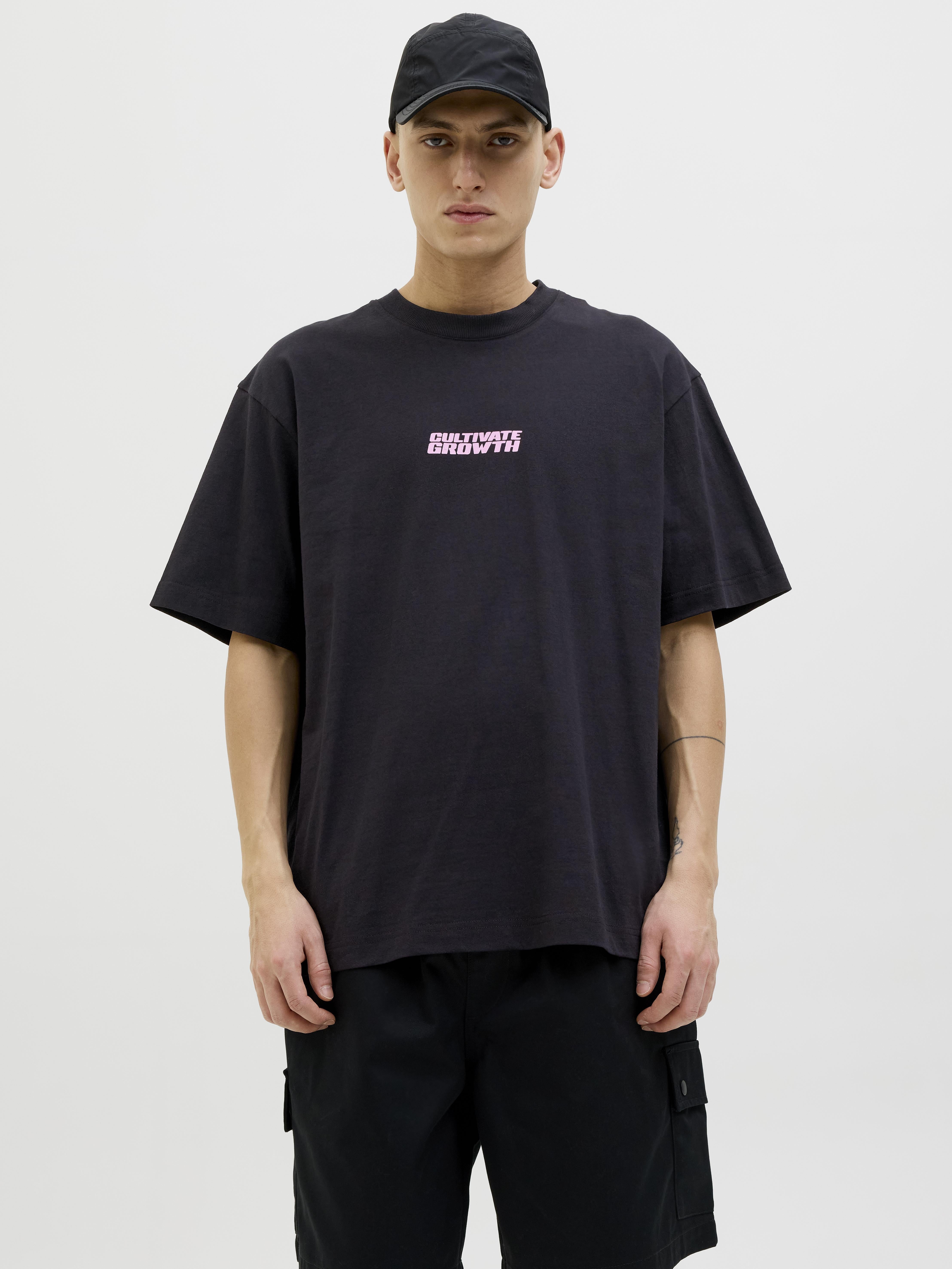 Jack & Jones t-shirt nero con grafica
