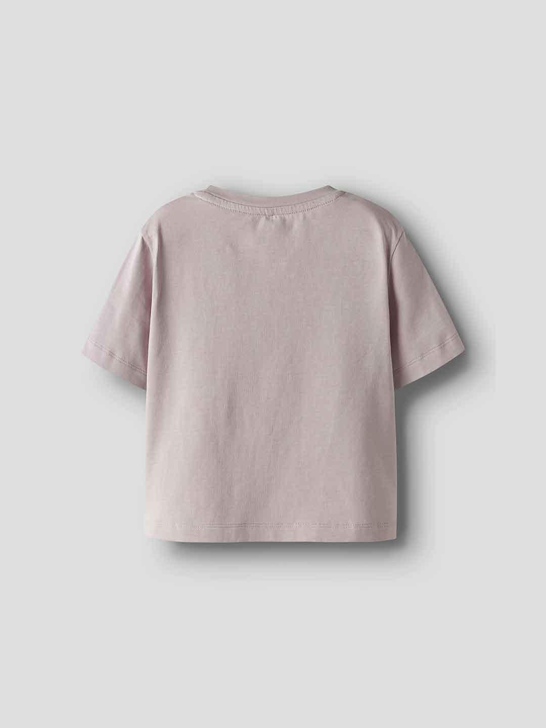 Name It t-shirt kids rosa con grafica maculata