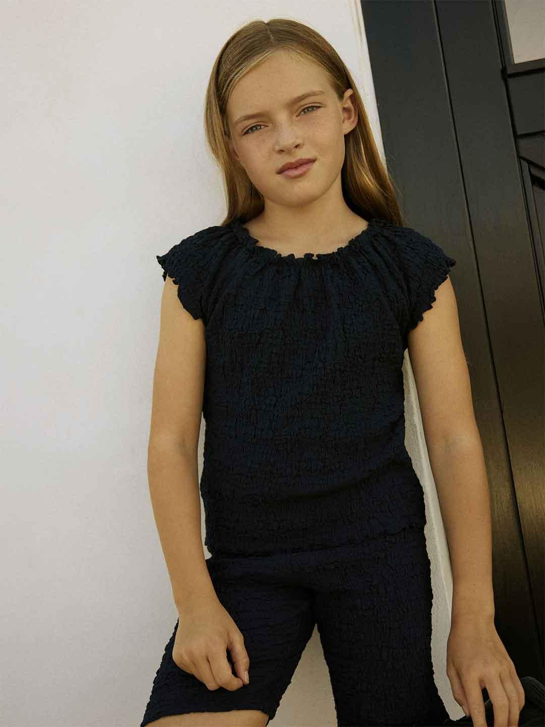 Name It t-shirt kids nero con arriccio