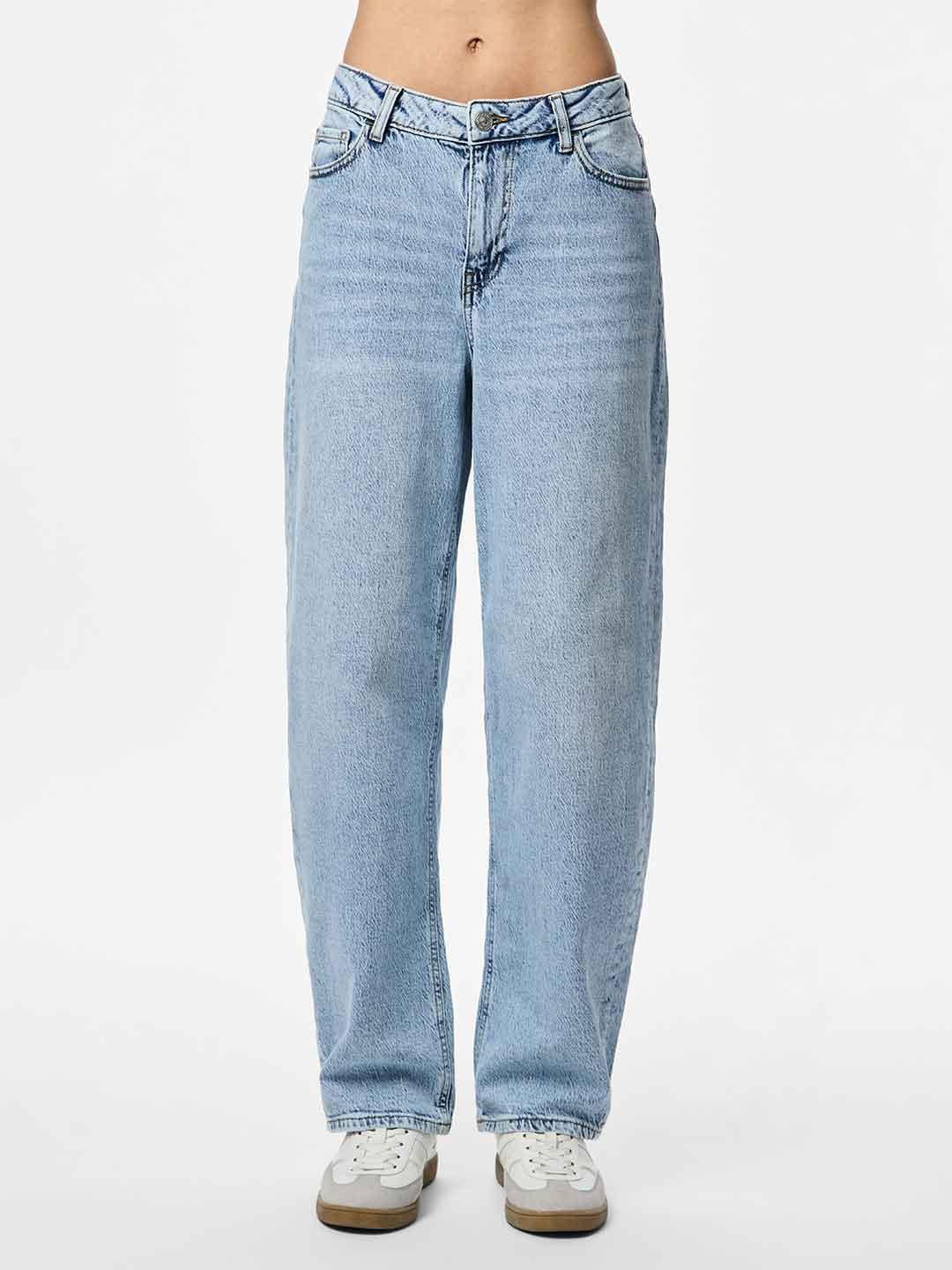 Pieces Grace jeans chiaro barrel