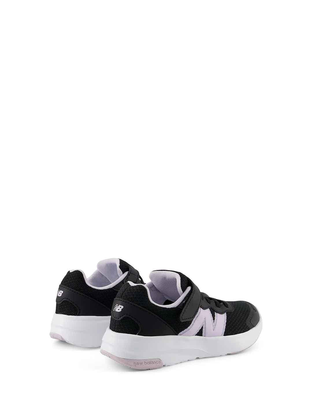 New Balance 578 sneakers kids nero con logo rosa
