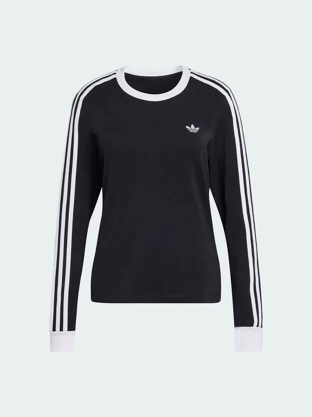 Adidas t-shirt nero manica lunga