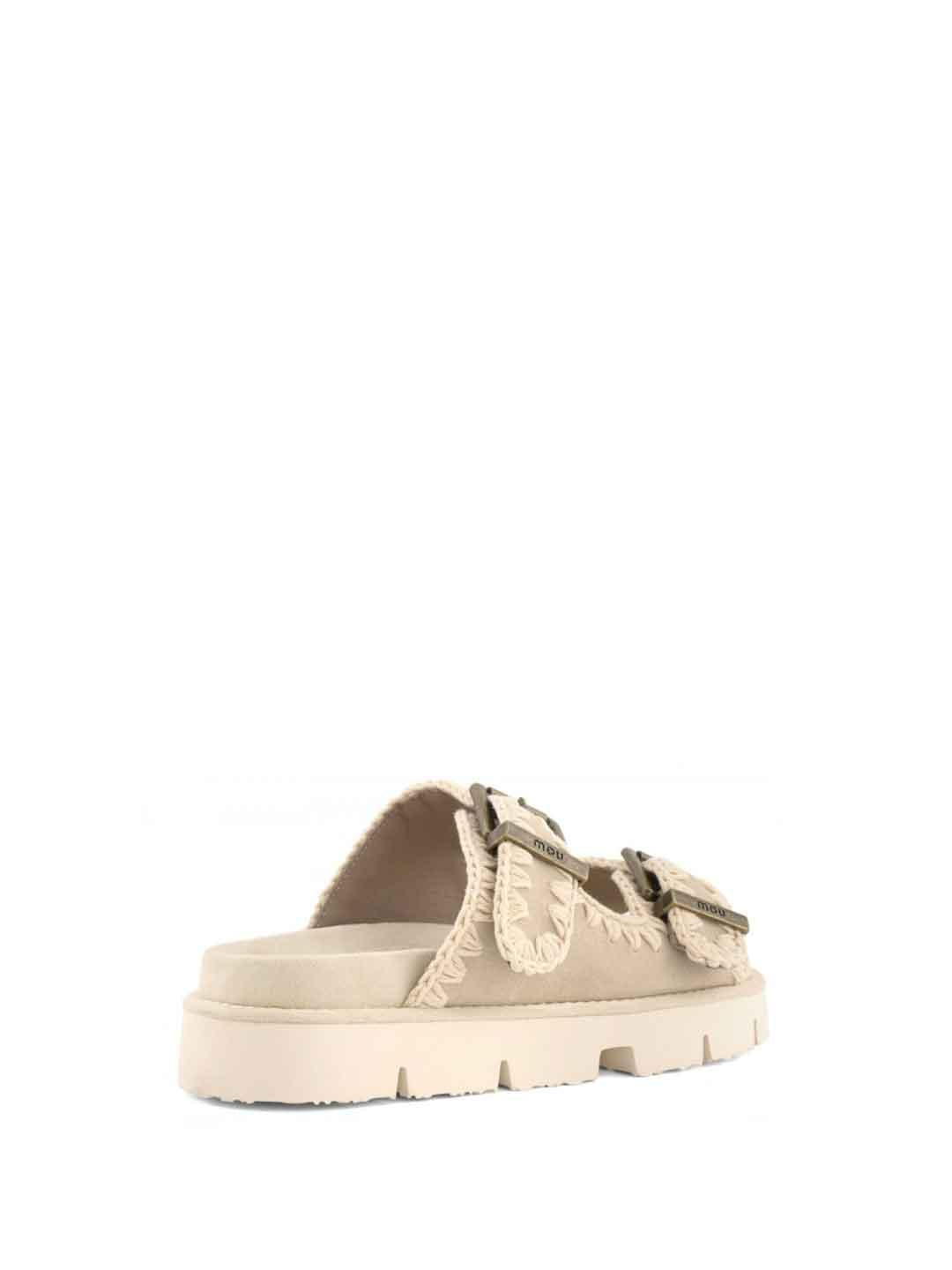 Mou Bio Sandal Two Buckles sandali grigio