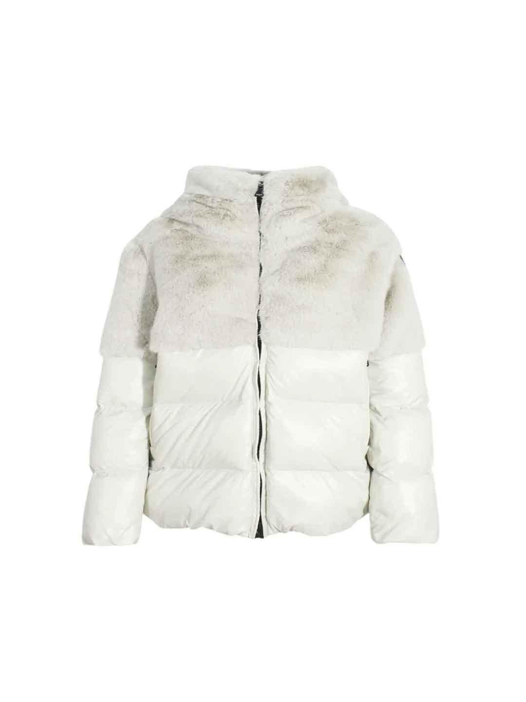 Blauer Fanevil Junior piumino kids panna con meta pelliccia