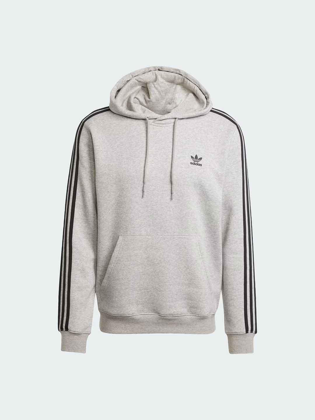 Adidas felpa grigio con cappuccio