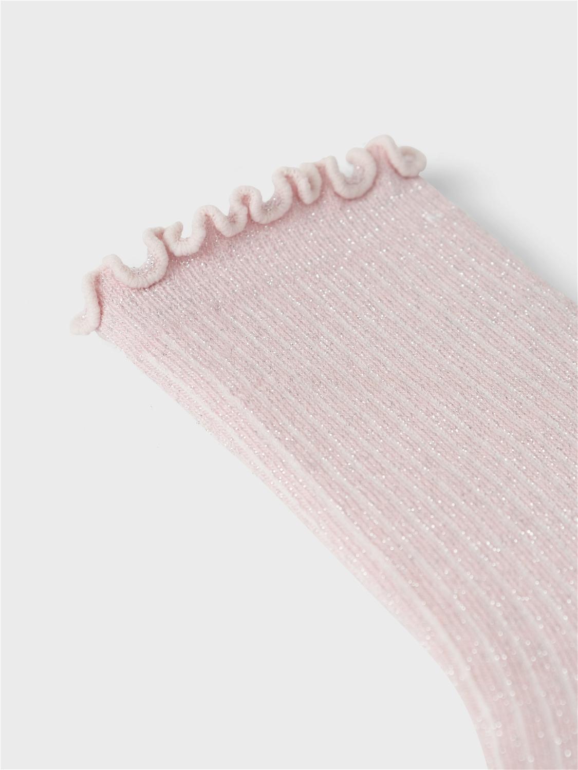 Name It calzini kids rosa con glitter