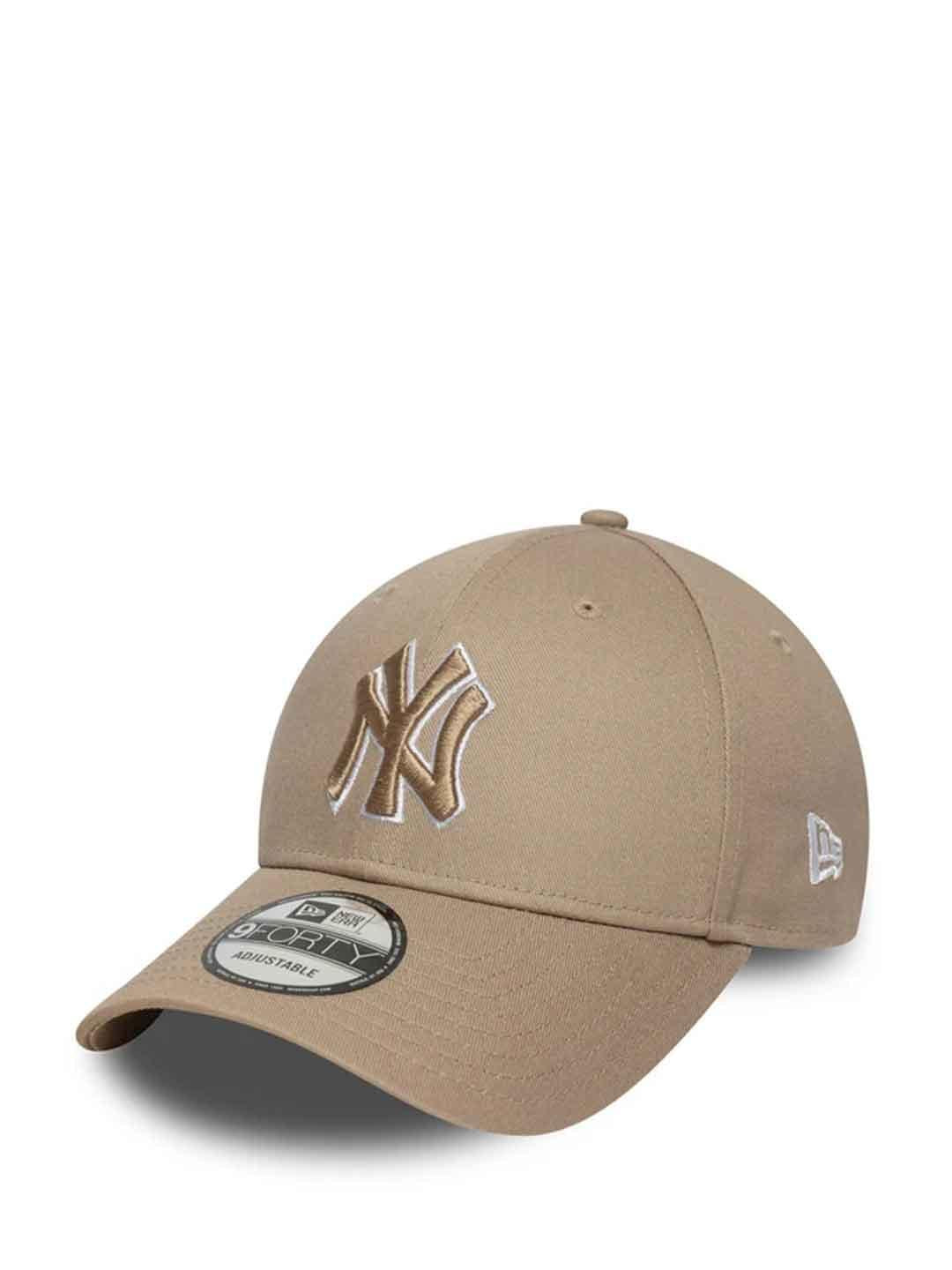 New Era 9Forty cappello beige outline