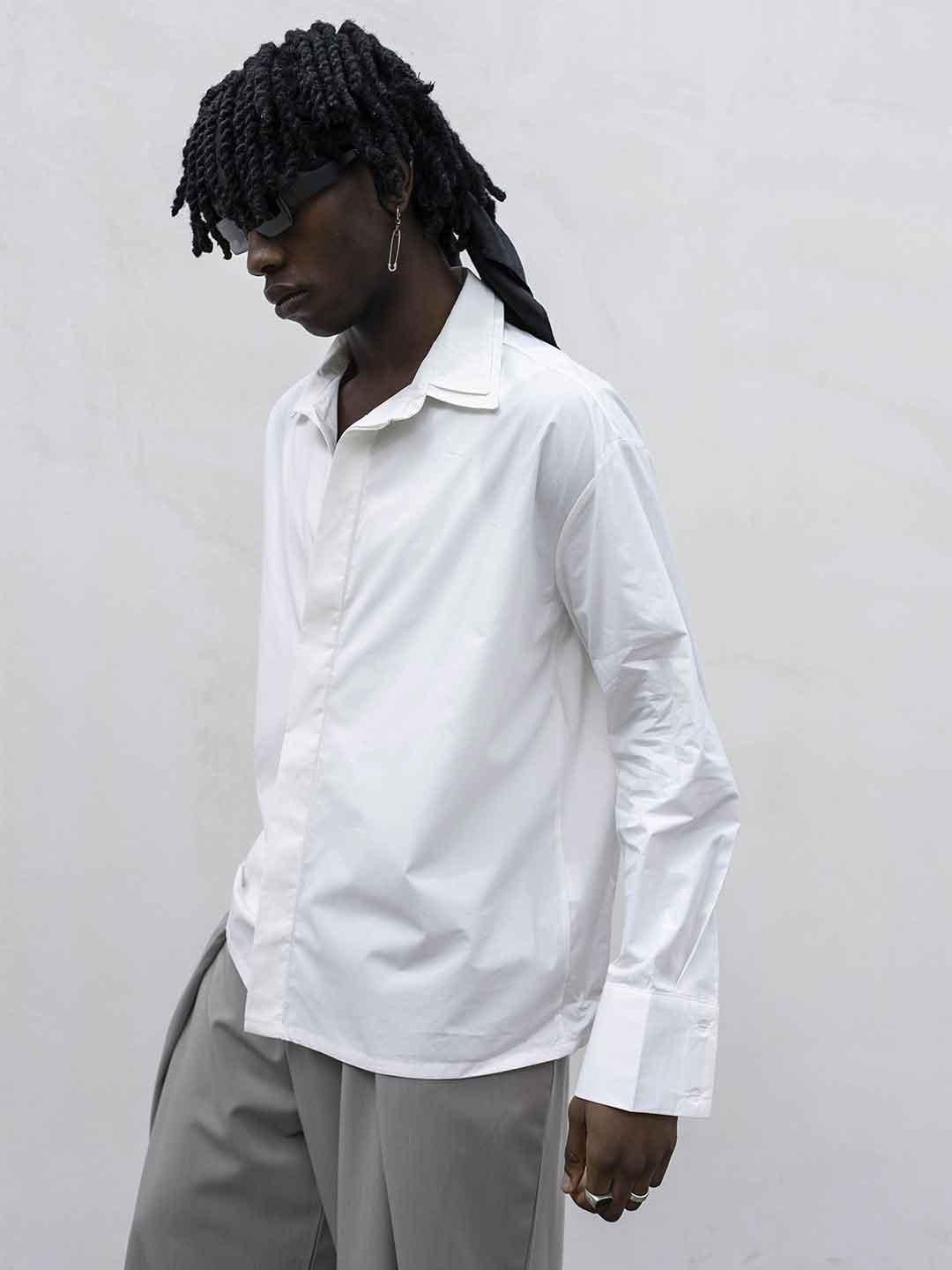 Tokyo camicia bianco doppio colletto