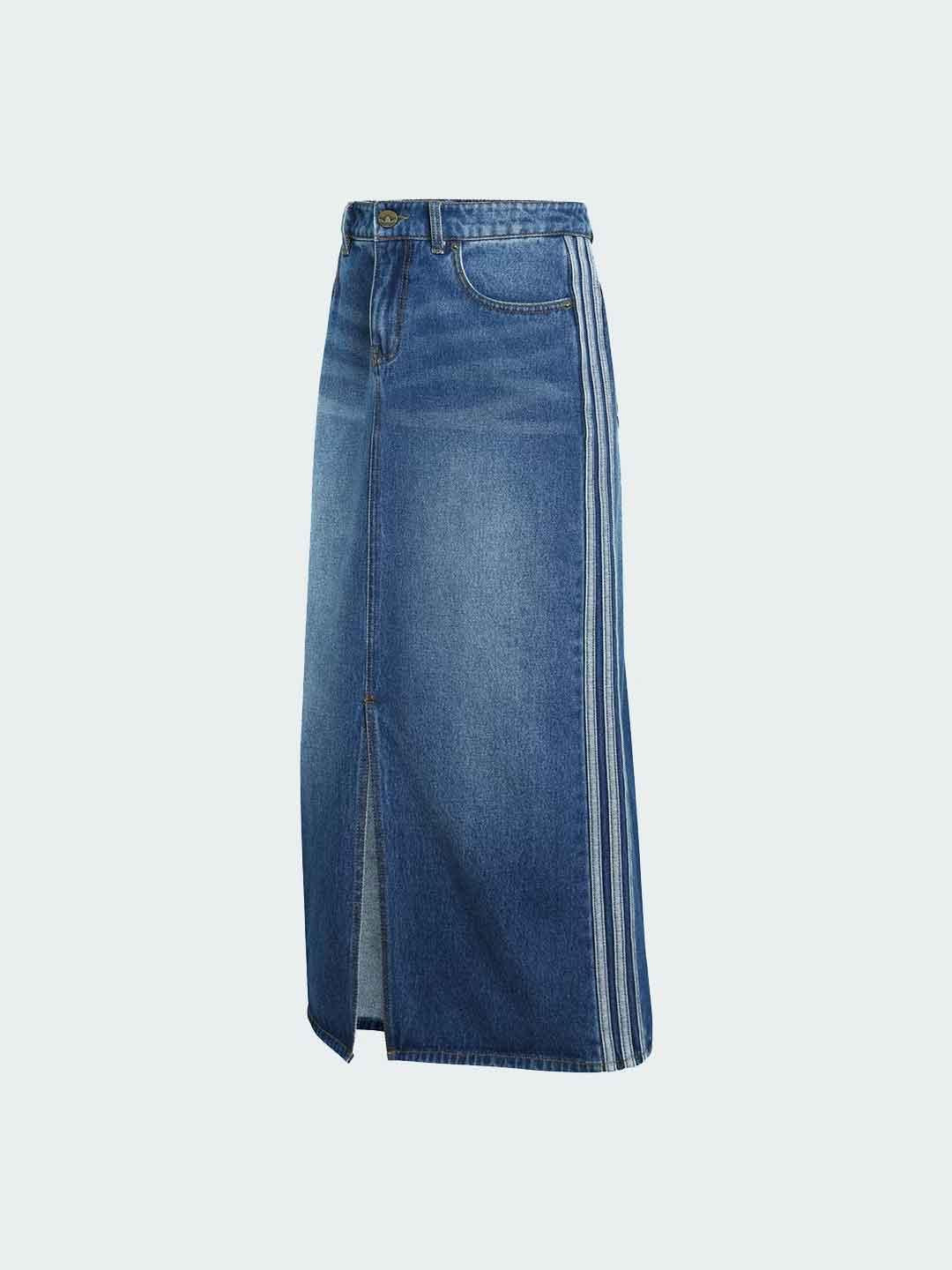 Adidas gonna in jeans lunga