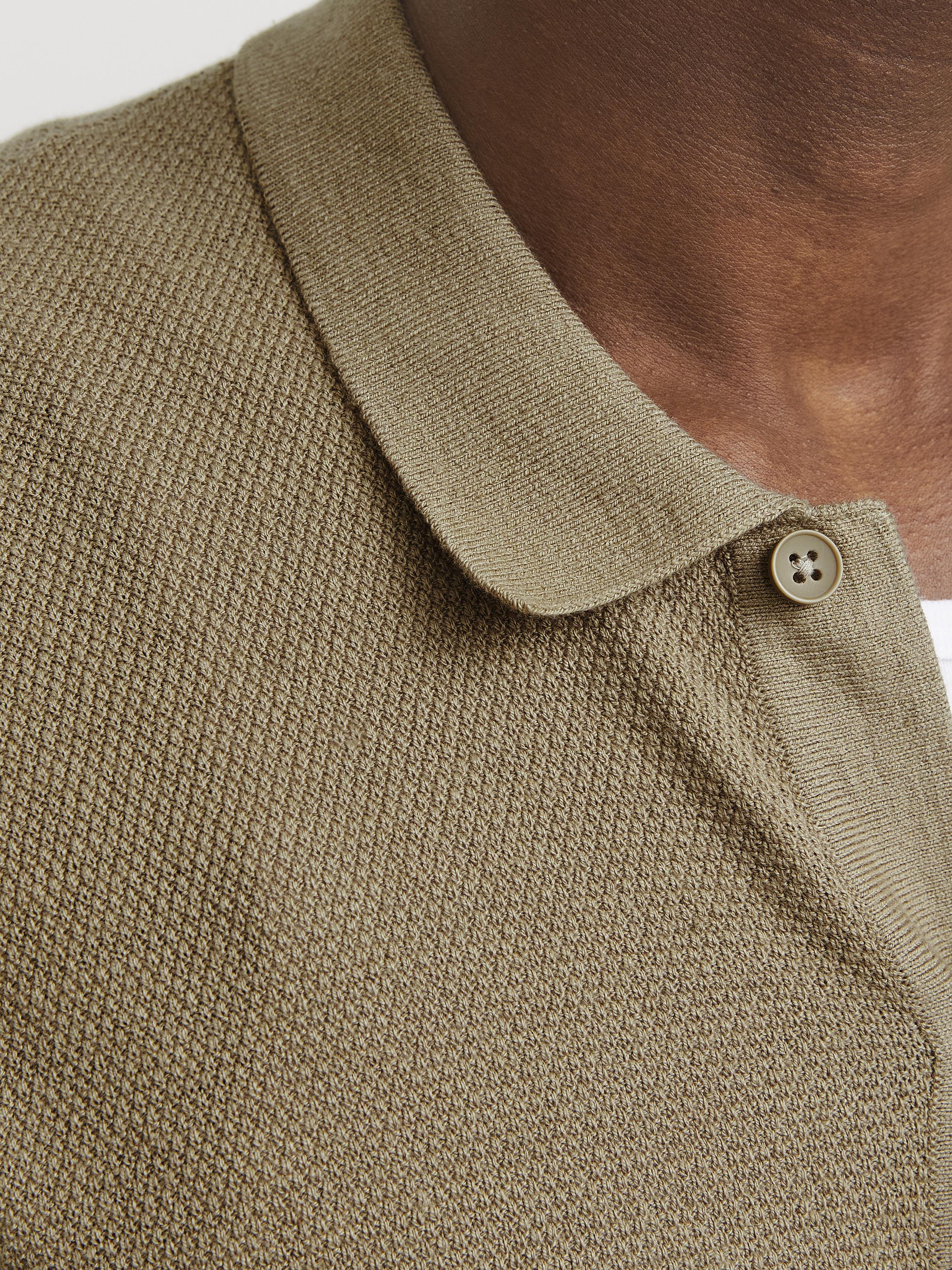 Jack & Jones polo beige con bottoni