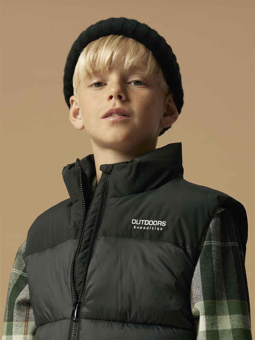 Name It giubbino kids nero smanicato