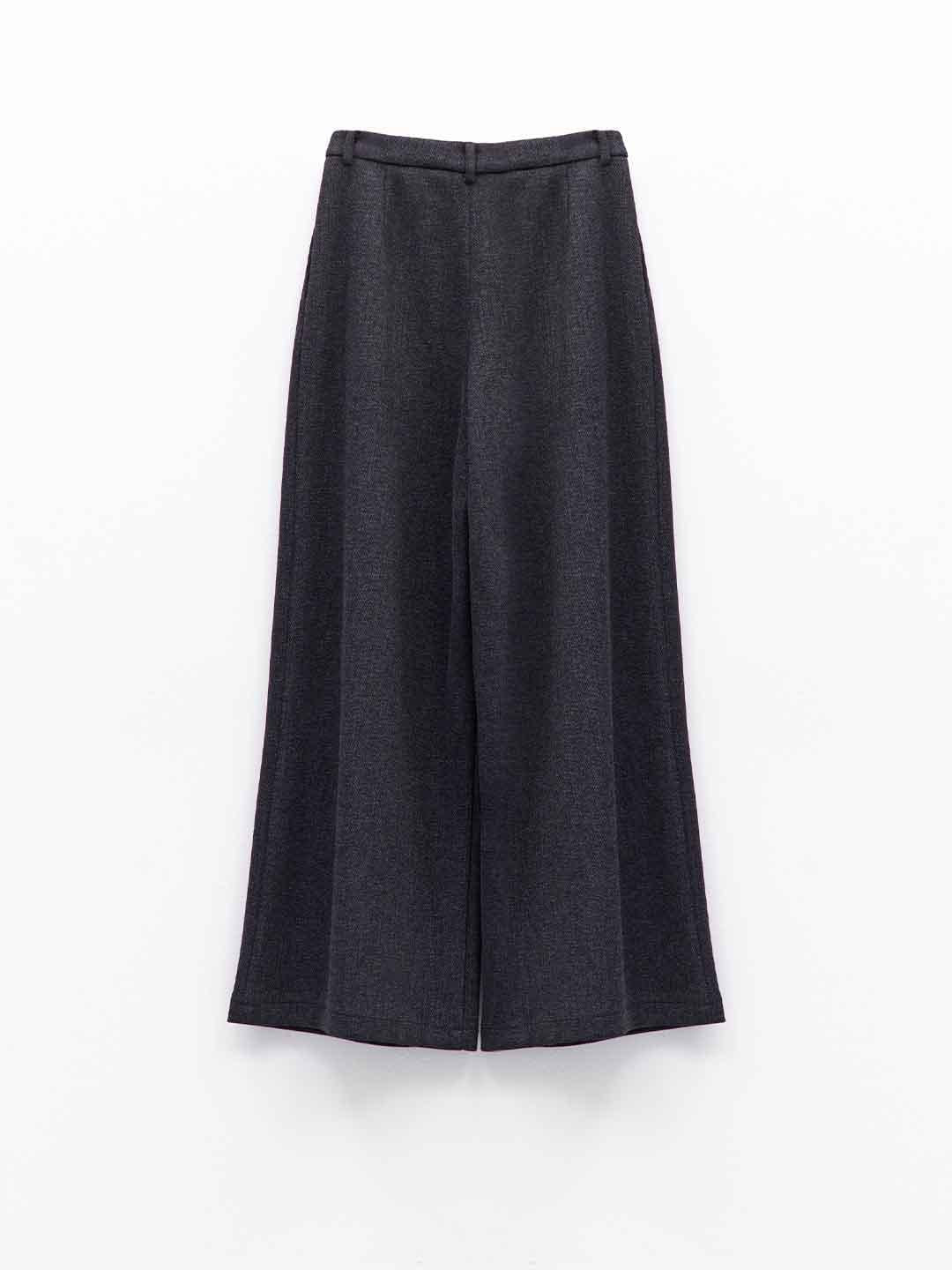 Eleh pantaloni nero con pinces