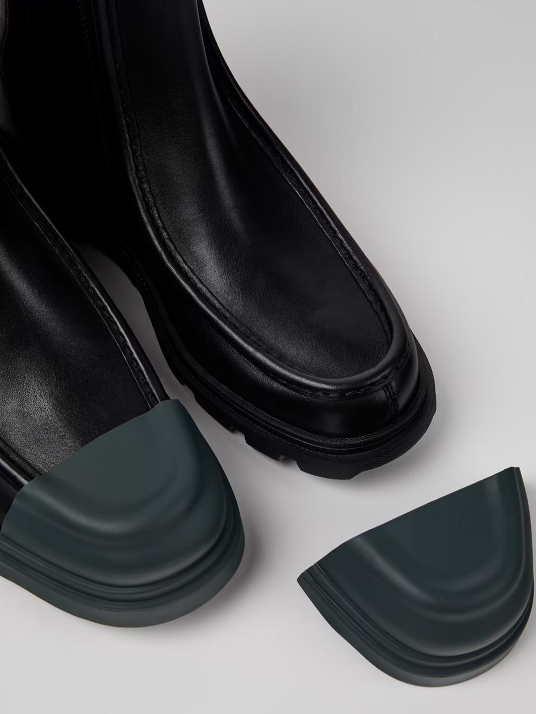 Camper Junction Beatles nero con gomma verde removibile