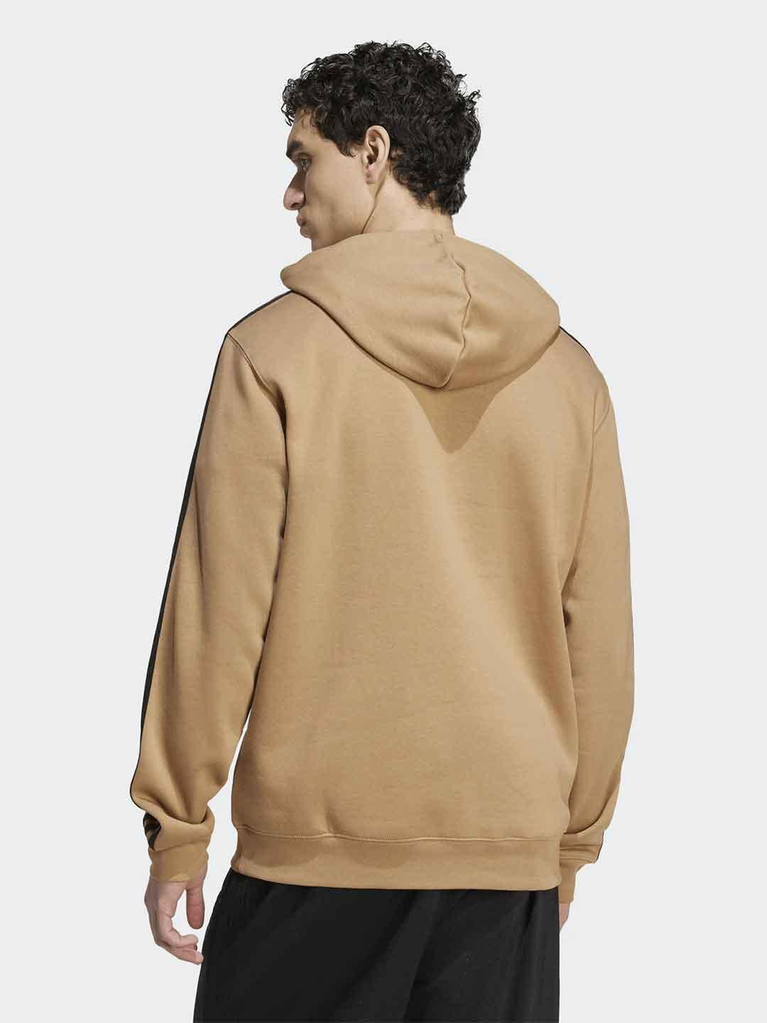 Adidas felpa cuoio con cappuccio