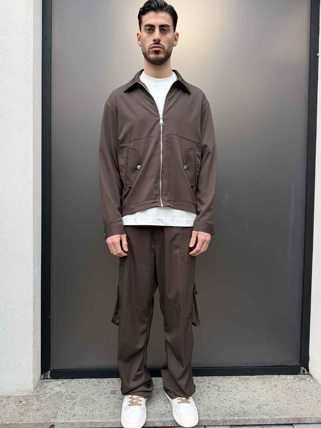 All five coordinato marrone