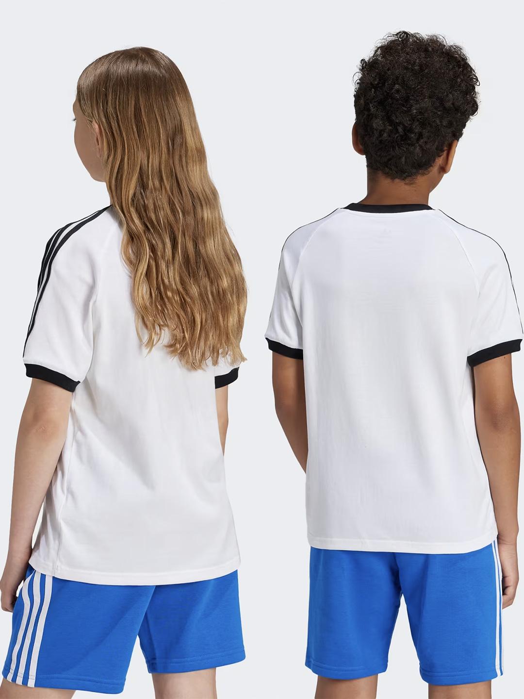 Adidas Adicolor t-shirt kids bianco e nero