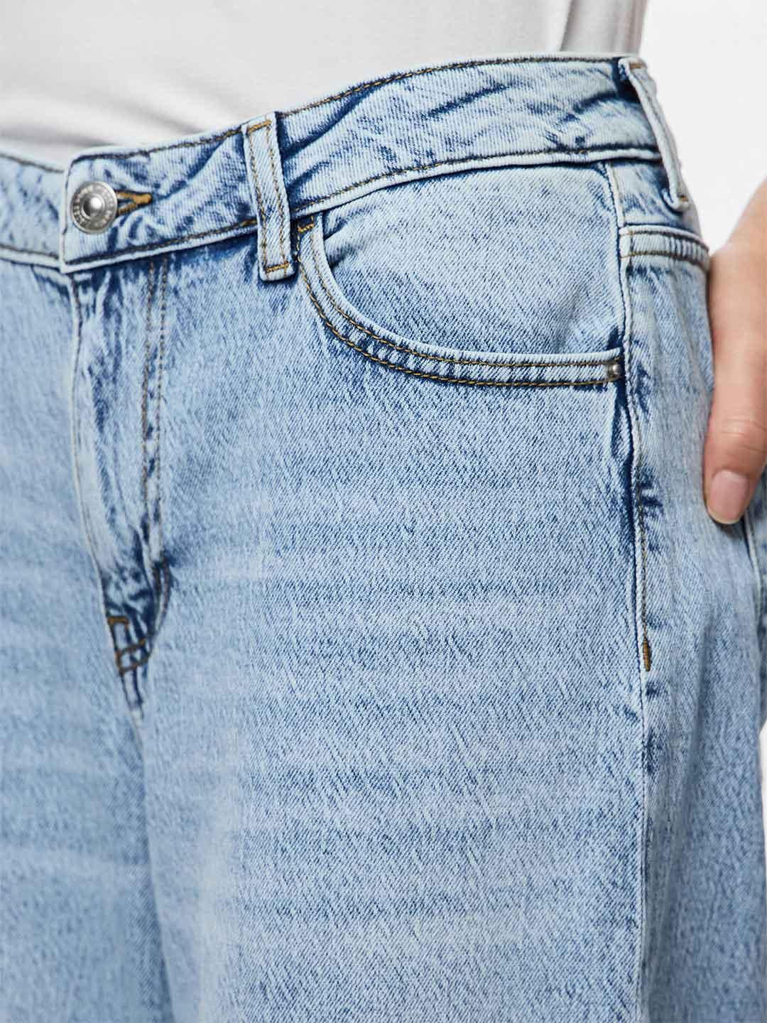Pieces Grace jeans chiaro barrel