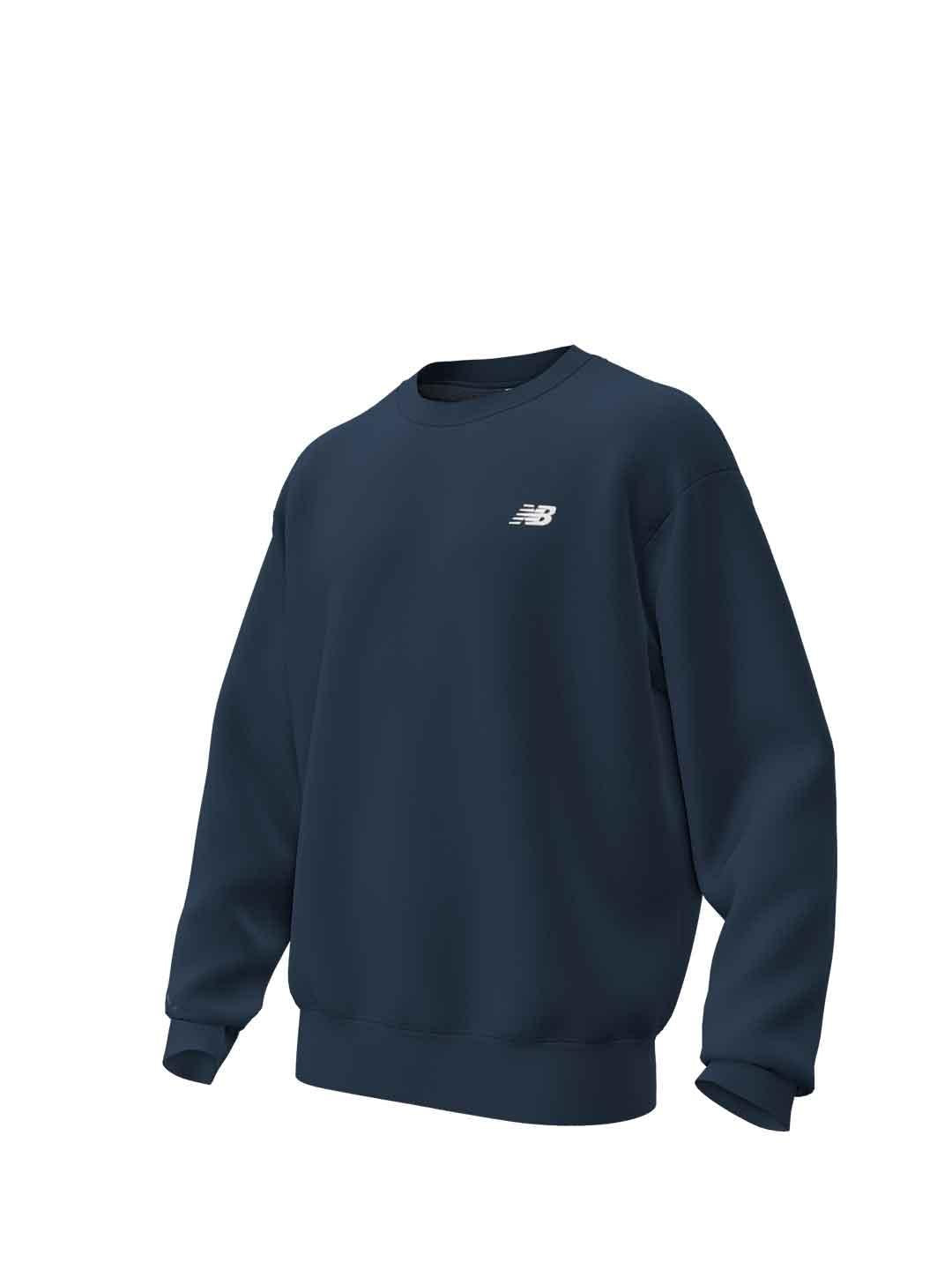 New Balance felpa blu girocollo