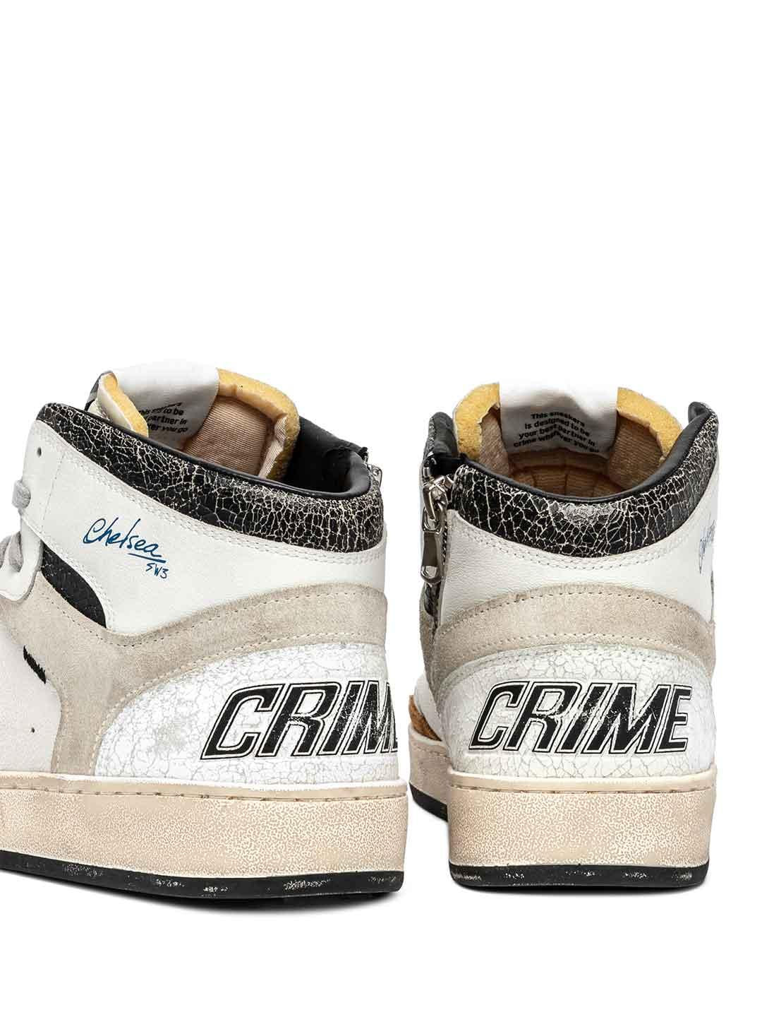 Crime Chelsea Mid sneakers bianco