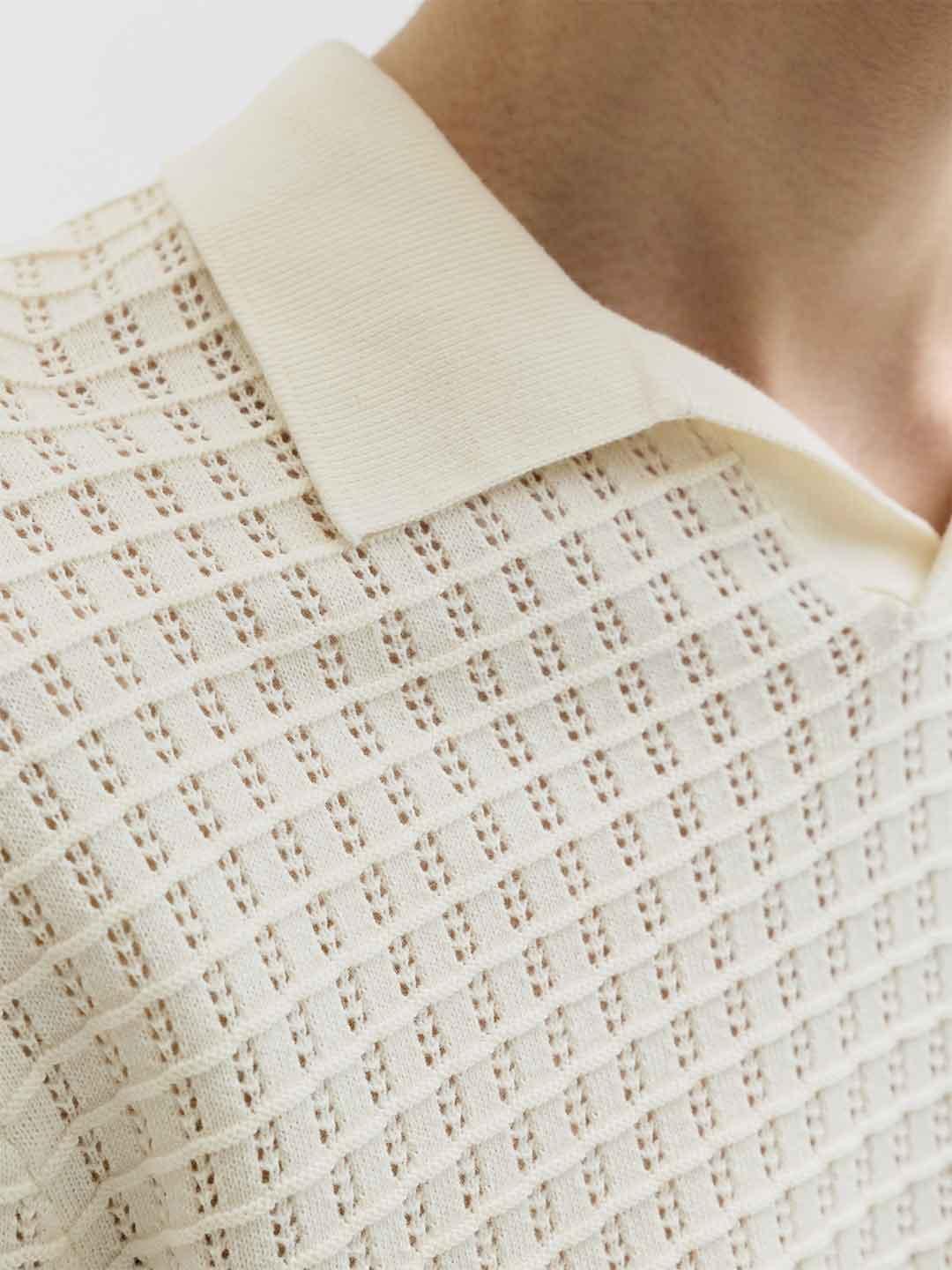 Jack & Jones polo panna in maglia